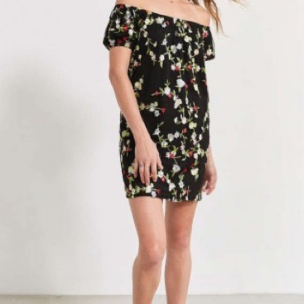 Off the shoulder floral dress